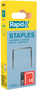 Rapid Agrafe fil fin no. 53, 20 mm, petit paquet
