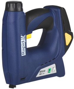 Rapid Agrafeuse/cloueuse électrique sans fil BTX140, bleu