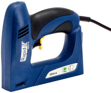 Rapid Agrafeuse/cloueuse électrique ESN114, bleu