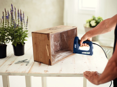 Rapid Agrafeuse/cloueuse électrique ESN114, bleu