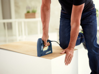 Rapid Agrafeuse/cloueuse électrique ESN114, bleu