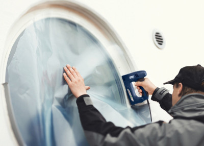 Rapid Agrafeuse/cloueuse électrique ESN114, bleu