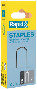Rapid Agrafe câble no. 7, 12 mm, galvanisé