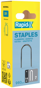 Rapid Agrafe câble no. 7, 14 mm, galvanisé