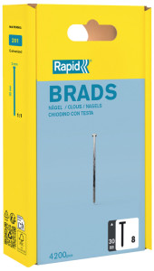 Rapid Pointe no. 8, 25 mm, galvanisé, grand paquet