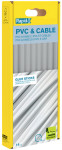 Rapid Bâton de colle PVC & câbles, diamètre: 12 mm, court Rapid Bâton de colle PVC & câbles, diamètre: 12 mm, court