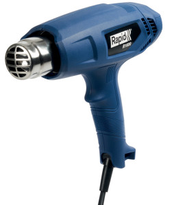 Rapid Pistolet à air chaud R1600, 1.600 watts, bleu