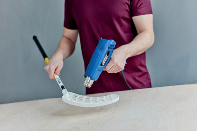 Rapid Pistolet à air chaud R1600, 1.600 watts, bleu