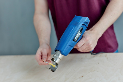 Rapid Pistolet à air chaud R1600, 1.600 watts, bleu