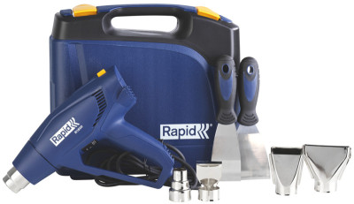 Rapid Pistolet à air chaud R1800, 1.800 watts, bleu