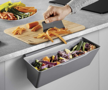 metaltex Bac collecteur pour déchets de cuisine Cleantex