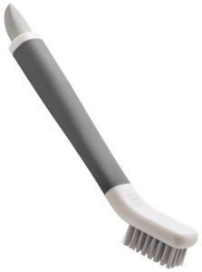 metaltex Brosse/grattoir 2 en 1 pour joints, blanc/gris