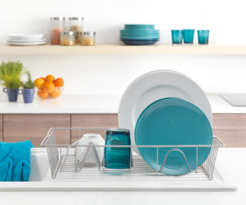 metaltex Égouttoir Colonia, argent métallisé, (L)480 mm