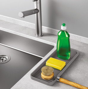 metaltex Rangement silicone pour évier Tidy-Mat, (L)230 mm