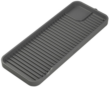metaltex Rangement silicone pour évier Tidy-Mat XL, gris