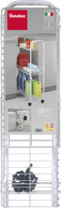 metaltex Desserte multi-usage Slim, 3 niveaux, blanc