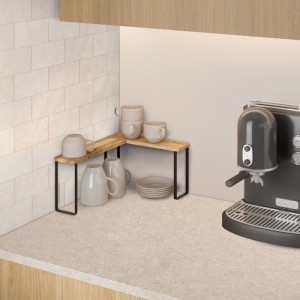 metaltex Étagère à épices York LAVA, 1 niveau, set de 2