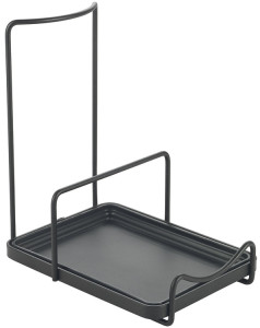 metaltex Support pour couvercle et cuillère Tokyo LAVA, noir