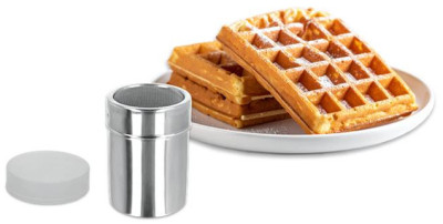 metaltex Saupoudreuse sucre/cacao, inox, argent