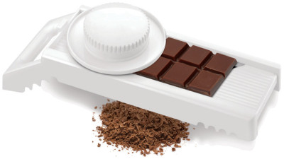 metaltex Mandoline universelle Mandolino, 4 inserts, blanc