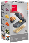metaltex Coupe-fruits/légumes 12 en 1 Slice-Cube, gris metaltex Coupe-fruits/légumes 12 en 1 Slice-Cube, gris
