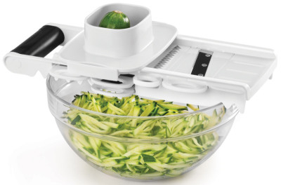 metaltex Mandoline multi-usage Mandolino, 5 râpes, blanc