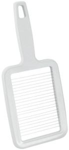 metaltex Coupe-pommes de terre, plastique/inox, blanc