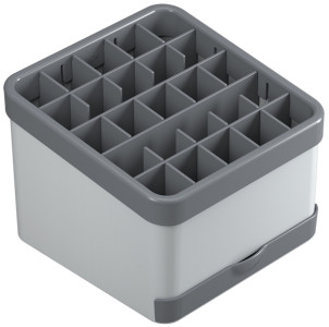 metaltex Rangement pour ustensiles de cuisine Utiltex, gris