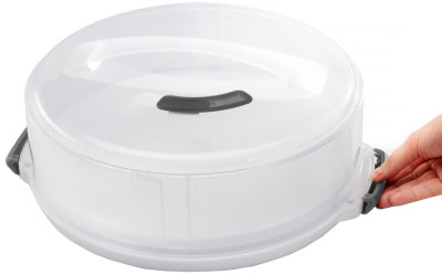 metaltex Cloche à gâteau ajustable et transportable