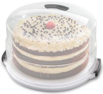 metaltex Cloche à gâteau ajustable et transportable