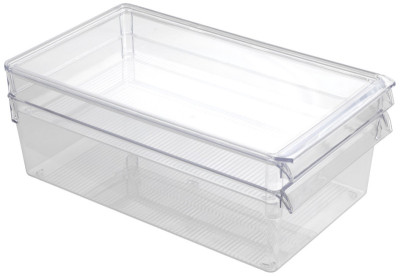 metaltex Organiseur Frigo-System, moyen, avec couvercle