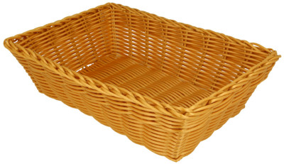 metaltex Corbeille à pain, rectangulaire, plastique, beige