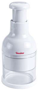 metaltex Hachoir à oignons Twist, blanc