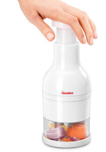 metaltex Hachoir à oignons Twist, blanc