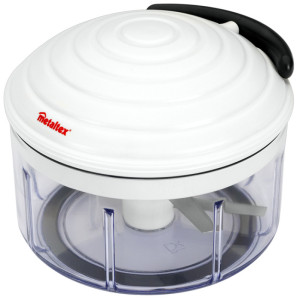 metaltex Hachoir à fruits et légumes Rotomac, 600 ml, blanc
