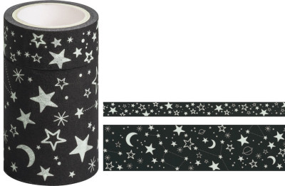 HEYDA Ruban adhésif décoratif Glow in the dark 