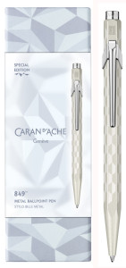 CARAN D'ACHE Stylo à bille 849 ALPINE FROST, blanc