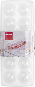 metaltex Boîte à oeufs Frigo-System, pour 12 oeufs