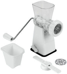 metaltex Hachoir Tartare, plastique/inox, blanc