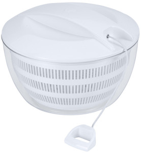 metaltex Essoreuse à salade Turbo, avec cordon, blanc