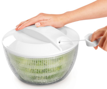 metaltex Essoreuse à salade Turbo, avec cordon, blanc