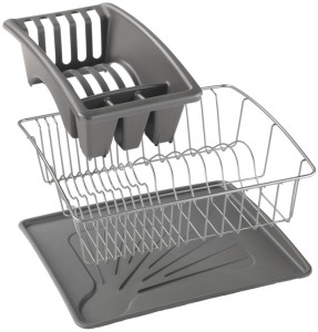 metaltex Égouttoir Aquatex PLUS, argent/anthracite