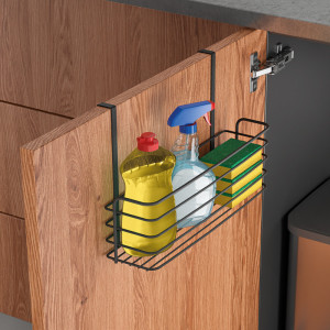 metaltex Rangement suspendu Galileo LAVA, haut, noir mat