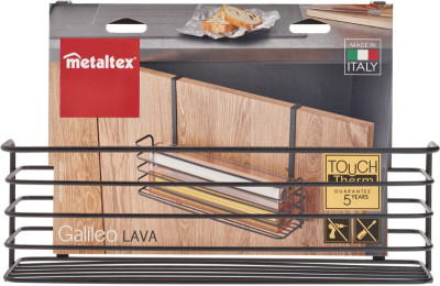 metaltex Rangement suspendu Galileo LAVA, haut, noir mat