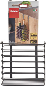 metaltex Rangement suspendu Galileo LAVA, haut, noir mat