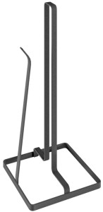 metaltex Porte-rouleau de cuisine Tokyo LAVA, noir mat