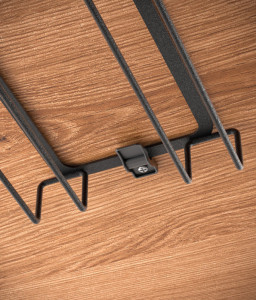 metaltex Porte-verres My-Glass LAVA, noir mat