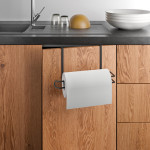 metaltex Porte-rouleau de cuisine Easy-Roll LAVA, noir mat metaltex Porte-rouleau de cuisine Easy-Roll LAVA, noir mat