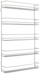 metaltex Étagère à épices Pepito 4, 4 niveaux, argent