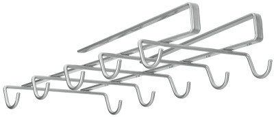 metaltex Porte-tasses My-Mug, argent métallisé